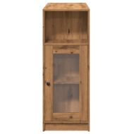 Бар маса с рафтове, 101x40x103,5 см, инженерно дърво