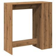 Бар маса с рафтове, 101x40x103,5 см, инженерно дърво