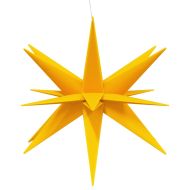 Коледна лампа с LED, сгъваема, жълта, 100 см