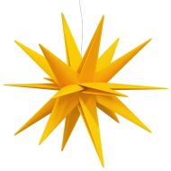 Коледна лампа с LED, сгъваема, жълта, 100 см