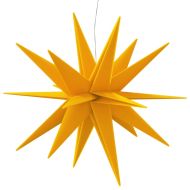 Коледна лампа с LED, сгъваема, жълта, 100 см