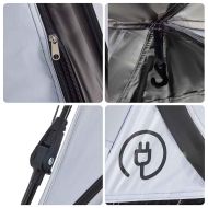 Къмпинг палатка куполна 5 души бял блекаут бързо освобождаване