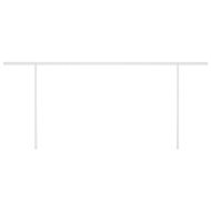 Автоматично прибираща тента с прътове 5x3,5 м жълто и бяло