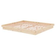 Рамка за легло, масивно дърво, 180x200 см, Super King Size