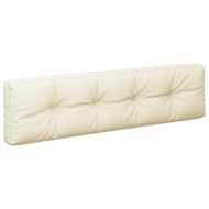 Палетни възглавници, 2 бр, кремави, текстил