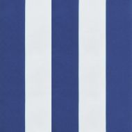 Палетна възглавница синьо-бяло райе 70x40x12 см текстил