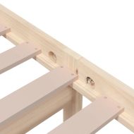 Рамка за легло, дърво масив, 90x190 см, Single