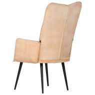 Wingback стол, кремав, канава