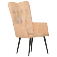 Wingback стол, кремав, канава