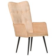 Wingback стол, кремав, канава