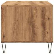 Маса за кафе, дъб артизан, 90x49x45 см, инженерно дърво