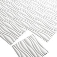 WallArt 24 бр 3D стенни панели GA-WA04 Waves