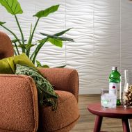 WallArt 24 бр 3D стенни панели GA-WA04 Waves