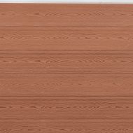 Комплект ограден панел, кафяв, 699x186 см, WPC