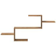 Стенен рафт, дъб артизан, 104x15x49 см, инженерно дърво