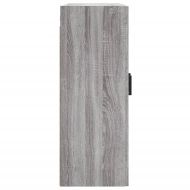 Стенен шкаф сив сонома 69,5x34x90 см инженерно дърво