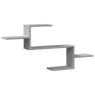 Стенен рафт, сив сонома, 104x15x49 см, инженерно дърво