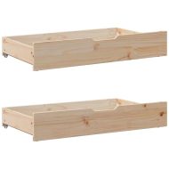 Рамка за легло без матрак, 140x200 см, масивна чамова дървесина