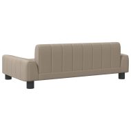 Детски диван капучино 90x53x30 см изкуствена кожа