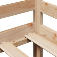 Легло с чекмеджета, без матрак, 90x200 см, масивно дърво