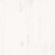 Рамка за легло без матрак, бял, 160x200 см, бор масив