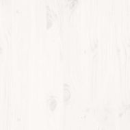 Рамка за легло без матрак, бял, 120x200 см, бор масив