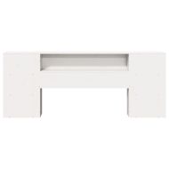 Горна табла с място за съхранение, 180 см, масивно дърво бор