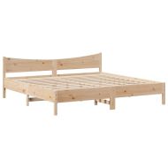 Рамка за легло без матрак, 180x200 см, масивна чамова дървесина