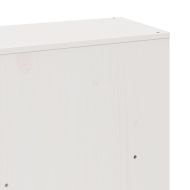 Легло с етажерка за книги, без матрак, 180x200 см, дърво масив