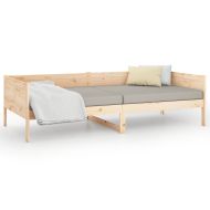 Дневно легло, борово дърво масив, 80x200 см