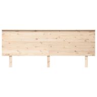 Горна табла за легло, 204x6x82,5 см, бор масив