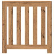 Капак за радиатор, дъб артизан, 78x20x82 см, инженерно дърво