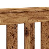 Капак за радиатор, старо дърво, 78x20x82 см, инженерно дърво