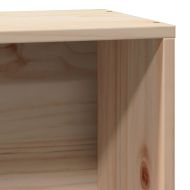 Рамка за легло без матрак, 90x190 см, масивна чамова дървесина