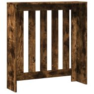 Капак за радиатор, опушен дъб, 78x20x82 см, инженерно дърво