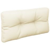 Палетни възглавници, 2 бр, кремави, текстил