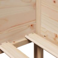 Легло с чекмеджета, без матрак, 80x200 см, масивно дърво