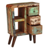 Сайдборд, 55x30x80 см, регенерирано дърво масив