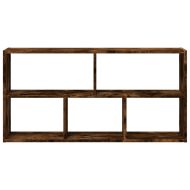 Стенен рафт, опушен дъб, 100x25x50 см, инженерно дърво