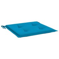 Възглавници за столове 4 бр сини 40x40x3 см Оксфорд плат