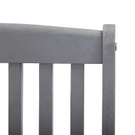 Сгъваеми градински столове, 2 бр, с възглавници, акация масив