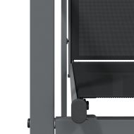 Градински столове 4 бр черни 55x61,5x90 см Textilene и стомана