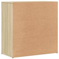 Сайдборд, дъб сонома, 79x38x80 см, инженерно дърво