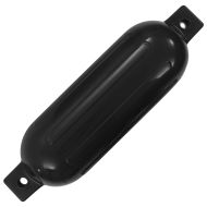 Броня за лодка 4 бр черна 51x14 см PVC