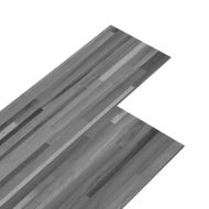 Самозалепващи PVC подови дъски 5,21 м² 2 мм сиви ивици