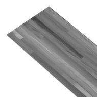 Самозалепващи PVC подови дъски 5,21 м² 2 мм сиви ивици