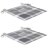 Сгъваеми градински столове, 2 бр, възглавници, акация масив