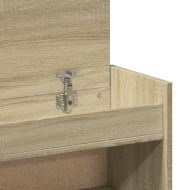 Шкаф за обувки, дъб сонома, 100,5x28x100 см, инженерно дърво