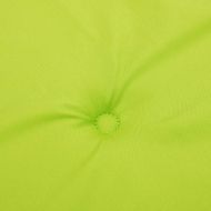 Възглавници за столове 2 бр яркозелени 40x40x3 см Оксфорд плат