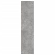 Шкаф органайзер, бетонно сив, 40x41x174,5 см, инженерно дърво